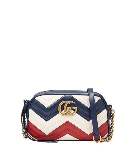 gucci bag blue red white|red Gucci marmont bag.